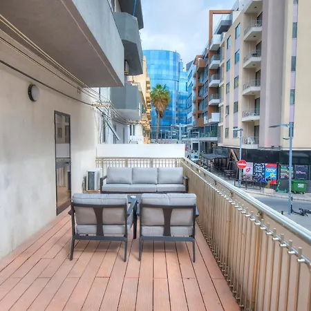 Apartment 2bedroom With Large Terrace In Paceville Jpor1-1 *